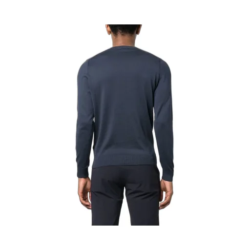 V-Neck Rib-Trimmed Jumper