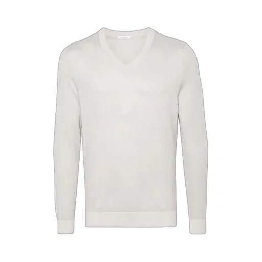 V-Neck Cotton Jumper