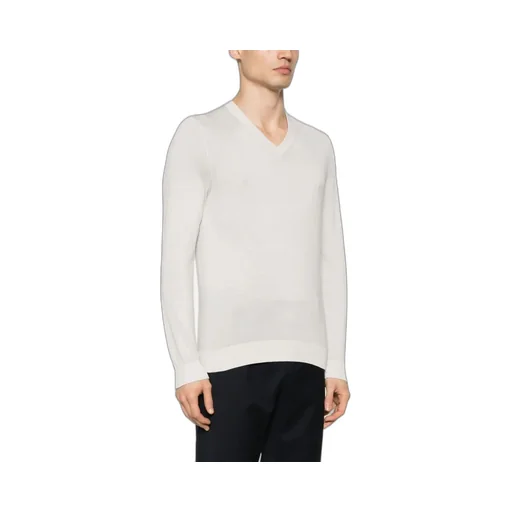 V-Neck Cotton Jumper