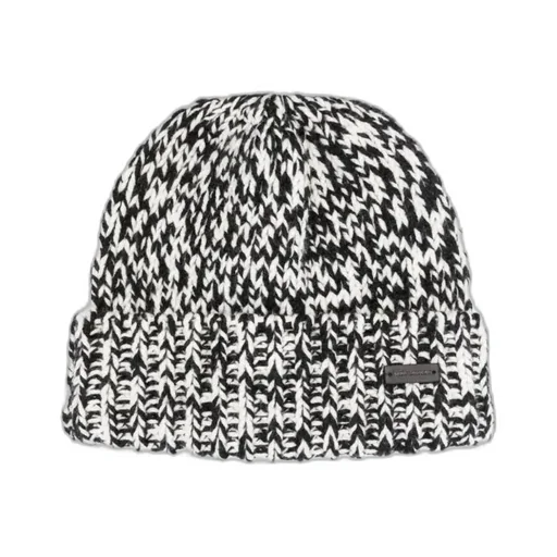 Saint Laurent Cuffed Logo Patch Beanie