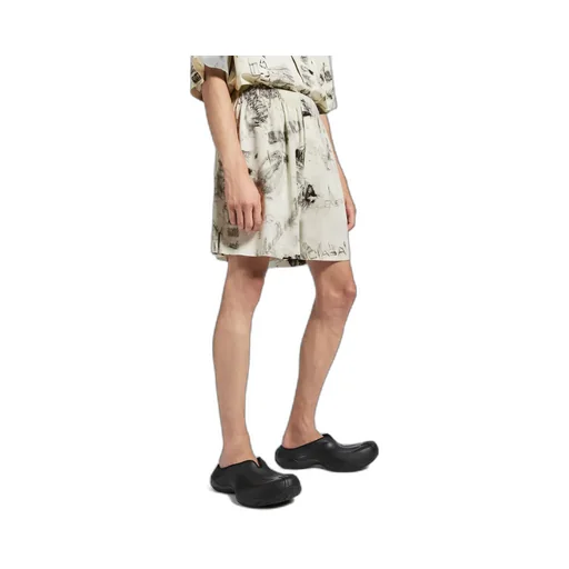 Washed Crayon Allover Pyjama Shorts