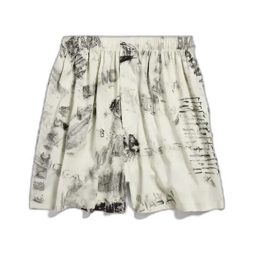 Washed Crayon Allover Pyjama Shorts