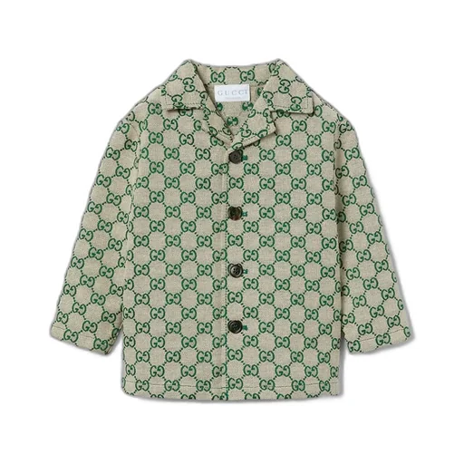 Baby Gg Canvas Jacket