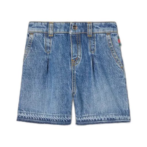 Baby Bleached Denim Shorts