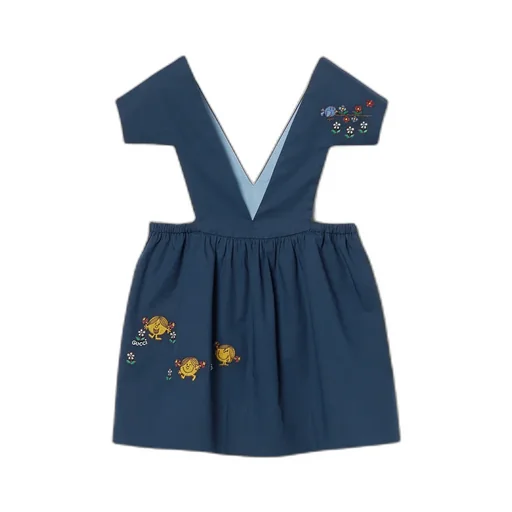 Baby Cotton Dress With Embroidery