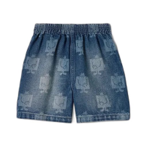 Baby Printed Denim Shorts