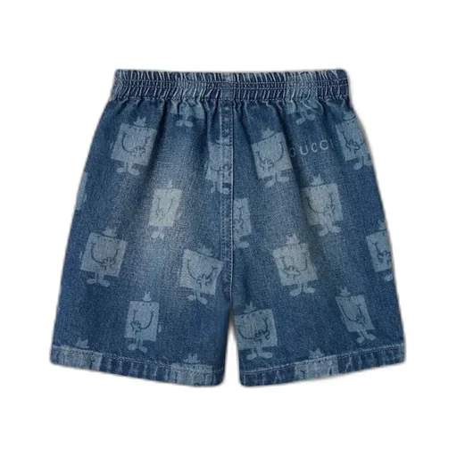 Baby Printed Denim Shorts