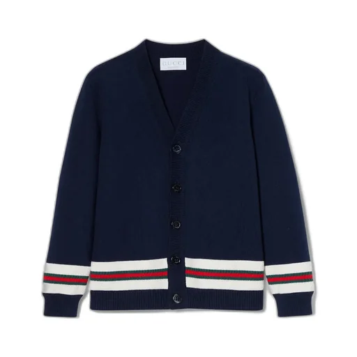 Children's Cotton Cardigan With Web