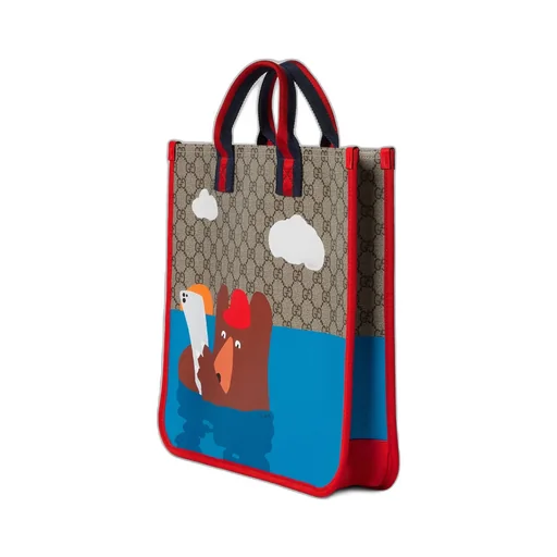 Children's Printed Gg Tote Bag