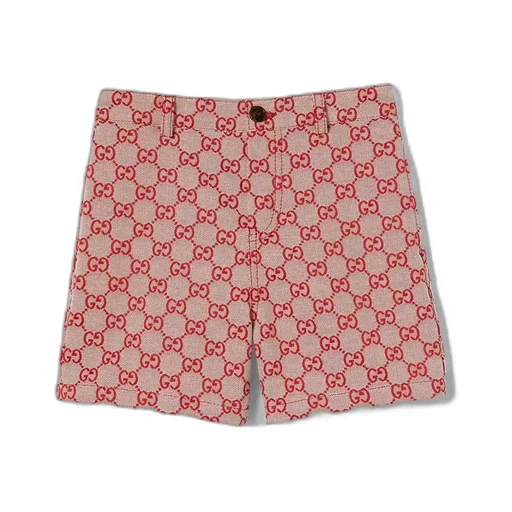 Children's Gg Canvas Shorts