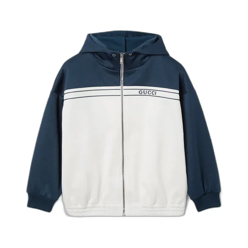 Children's Jersey Hooded Zip Jacket