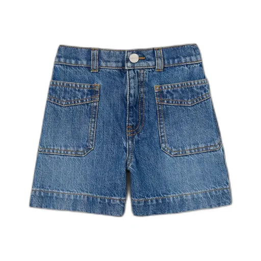 Children's Bleached Denim Shorts