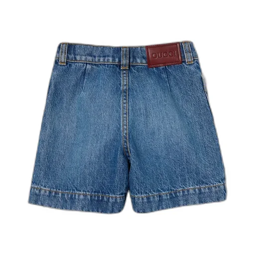 Children's Bleached Denim Shorts