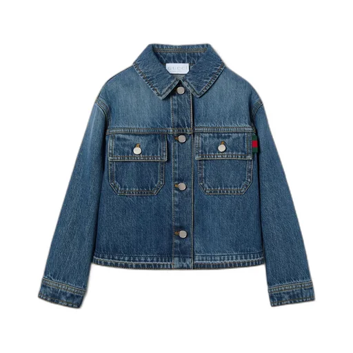 Children's Bleached Denim Jacket