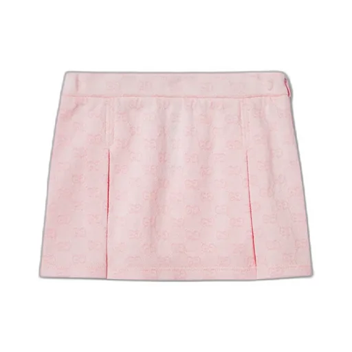 Children's Gg Cotton Mini Skirt
