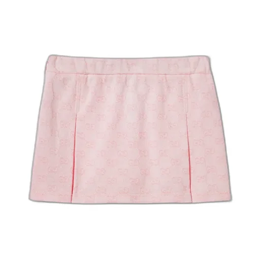 Children's Gg Cotton Mini Skirt