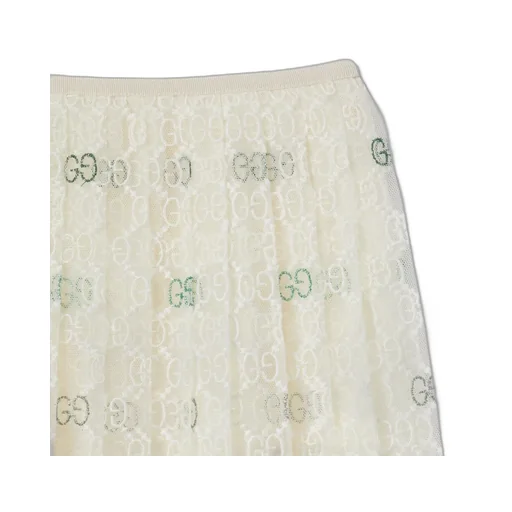 Children's Embroidered Gg Tulle Skirt
