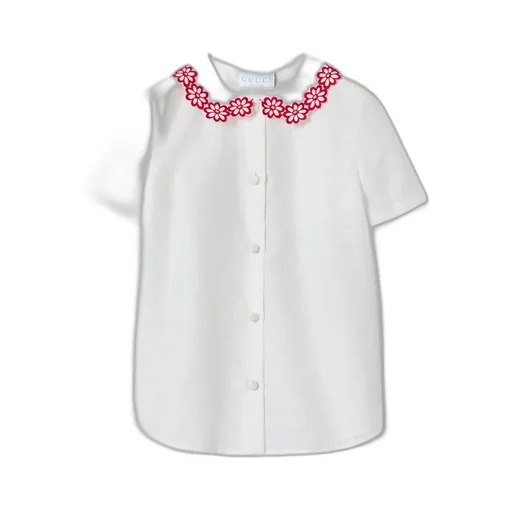 Children's Gg Cotton Jacquard Shirt