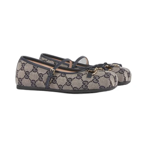 Children's Ballet Flat With Horsebit