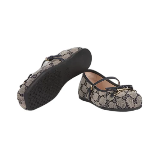 Children's Ballet Flat With Horsebit