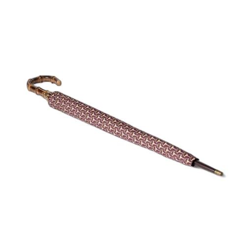 Horsebit Print Nylon Umbrella