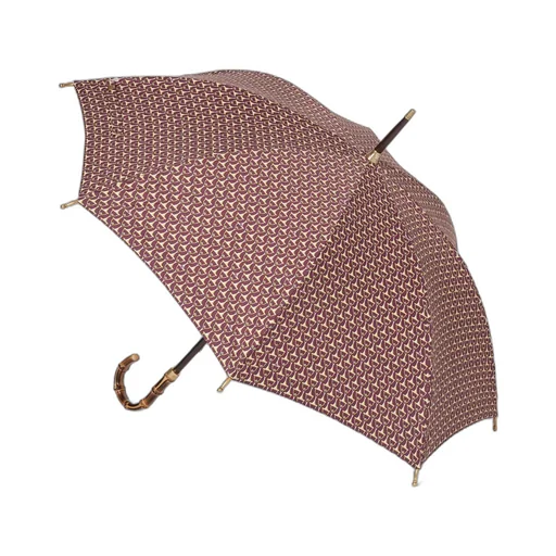 Horsebit Print Nylon Umbrella