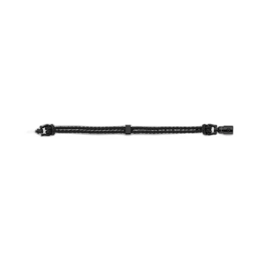 Braided Bracelet With Piston Detail