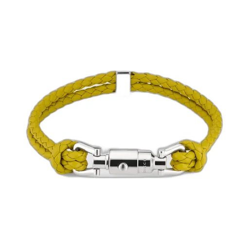 Braided Bracelet With Piston Detail