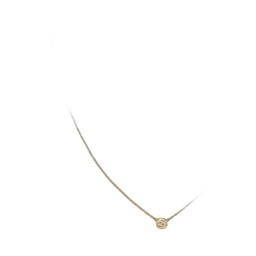Gucci Interlocking 18K Pendant Necklace