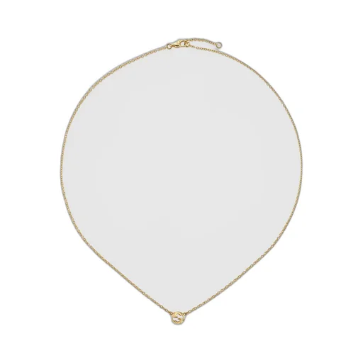 Gucci Interlocking 18K Pendant Necklace
