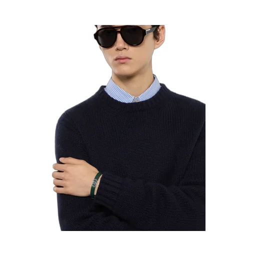 Gucci Interlocking Leather Bracelet