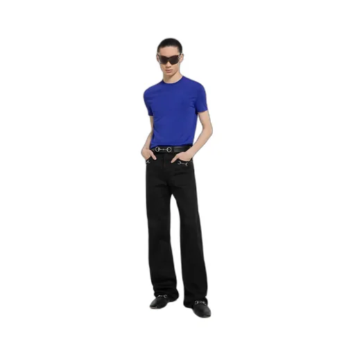 Knitted T-Shirt With Embroidery
