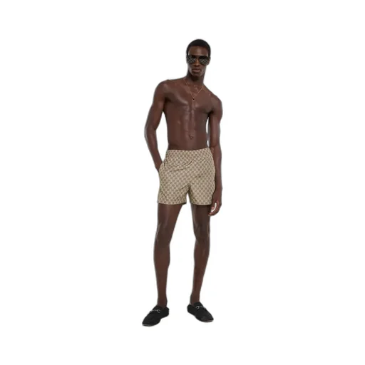 Printed Nylon Swim Shorts