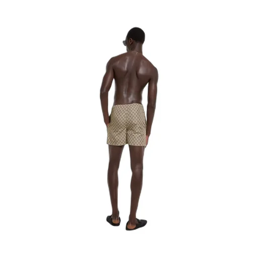 Printed Nylon Swim Shorts