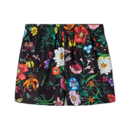 Printed Nylon Swim Shorts