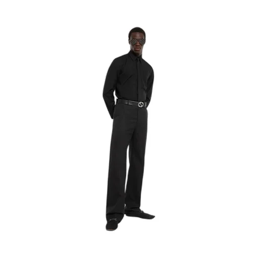 Gg Cotton Poplin Shirt