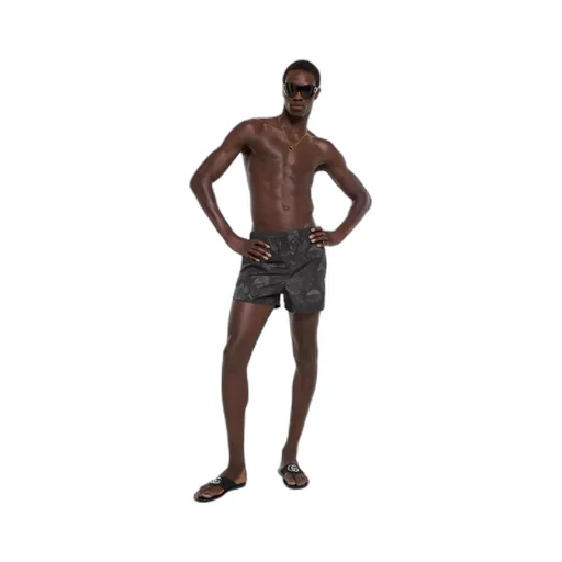 Printed Nylon Swim Shorts