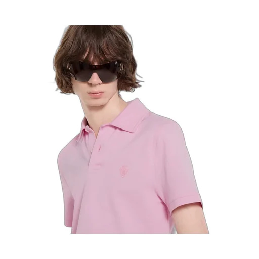 Cotton Piquet Polo Shirt With Embroidery