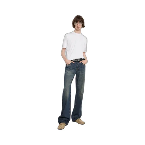 Soft Rayon Jersey T-Shirt With Embroidery