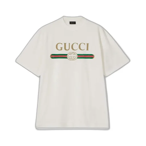 Silk Blend Jersey T-Shirt With Print