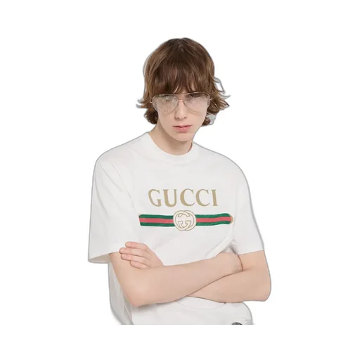 Silk Blend Jersey T-Shirt With Print