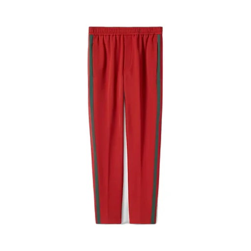 Stretch Nylon Sportswear Pants With Web
