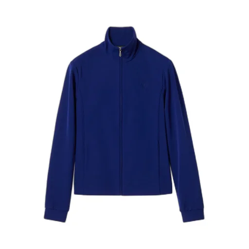 Stretch Nylon Gabardine Zip Jacket
