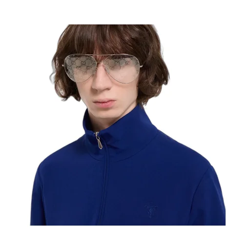 Stretch Nylon Gabardine Zip Jacket