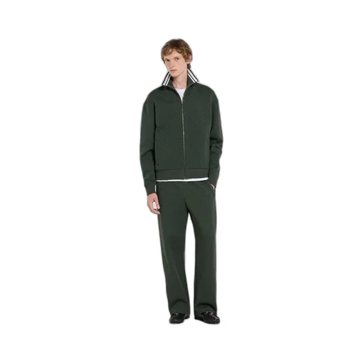 Gg Technical Jersey Zip Jacket
