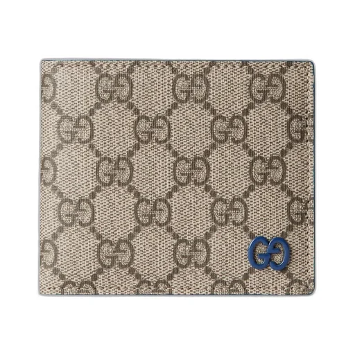 Blue Interior Gg Bi-Fold Wallet