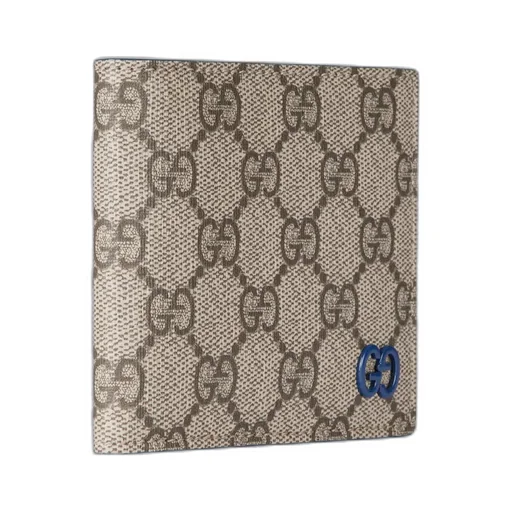 Blue Interior Gg Bi-Fold Wallet