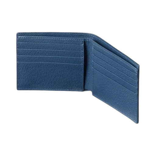 Blue Interior Gg Bi-Fold Wallet