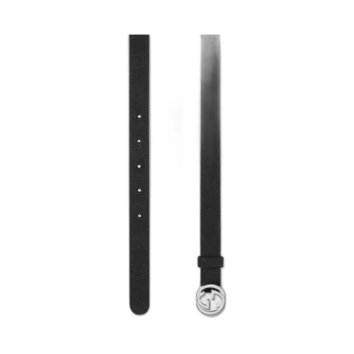Thin Belt With Interlocking G Buckle