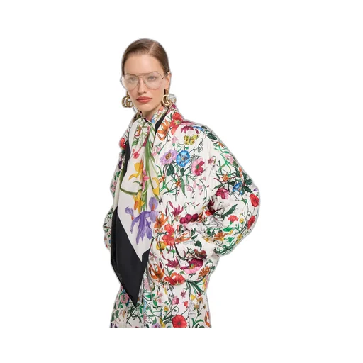 Printed Silk Wool Shawl